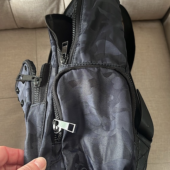 Navy Camouflage Backpack w/Faceted Studs - Picture 7 of 9